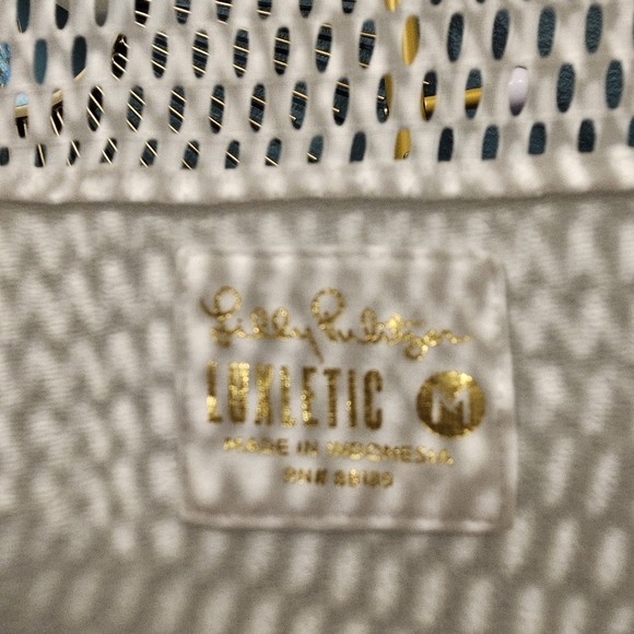 White Lilly Pulitzer Luxletic Analisa Long Sleeve Top - Picture 4 of 4